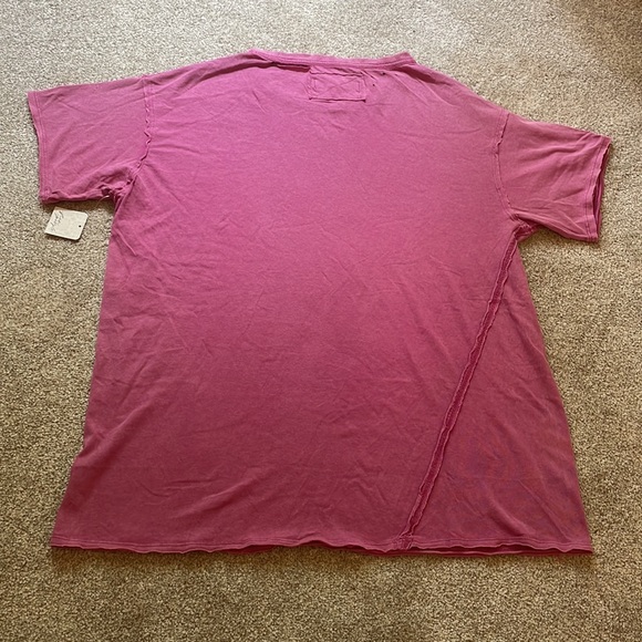 We the Free by Free People Dani Tee, Fuschia Fantastic, sz M - Picture 8 of 15